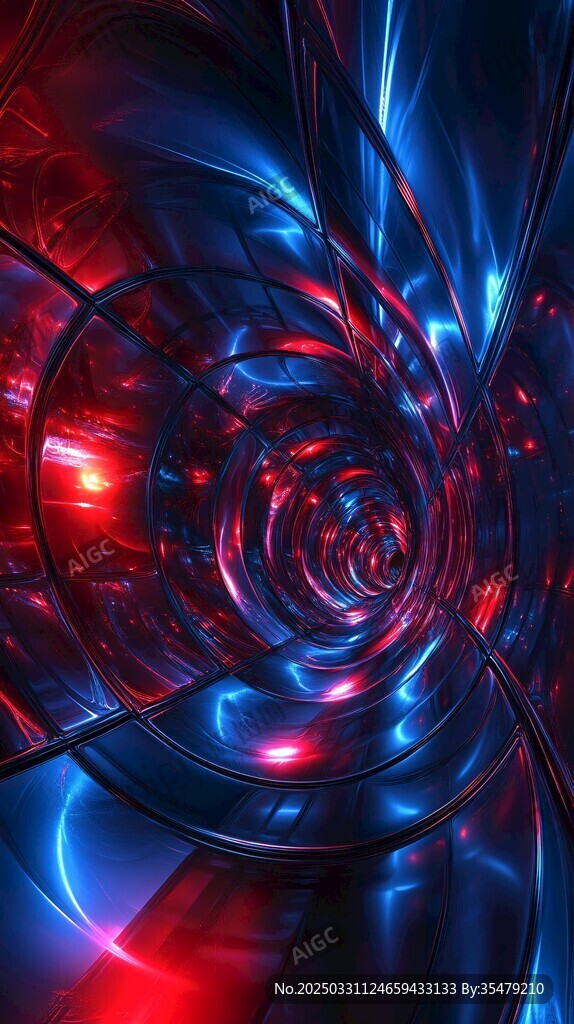 炫彩科幻隧道光影特效