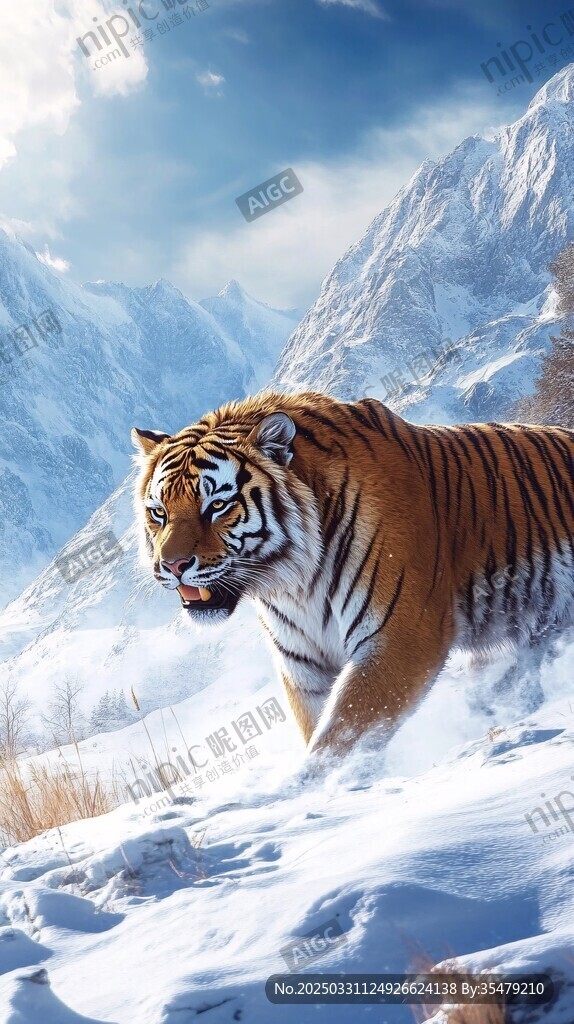雪境猛虎