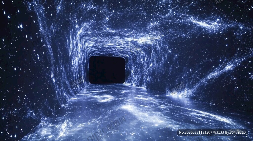 宇宙隧道入口的神秘景象