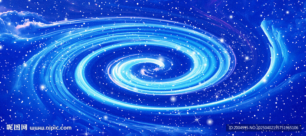 蓝色星空背景
