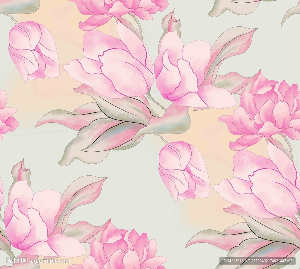 大牌碎花