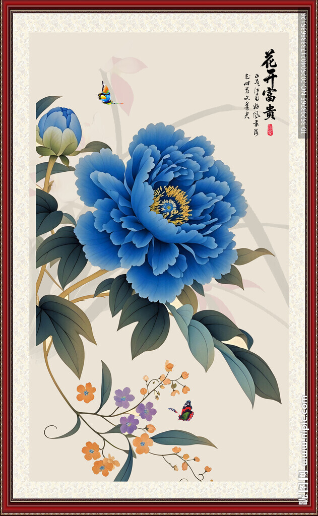 国画牡丹