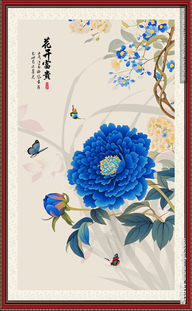 国画牡丹