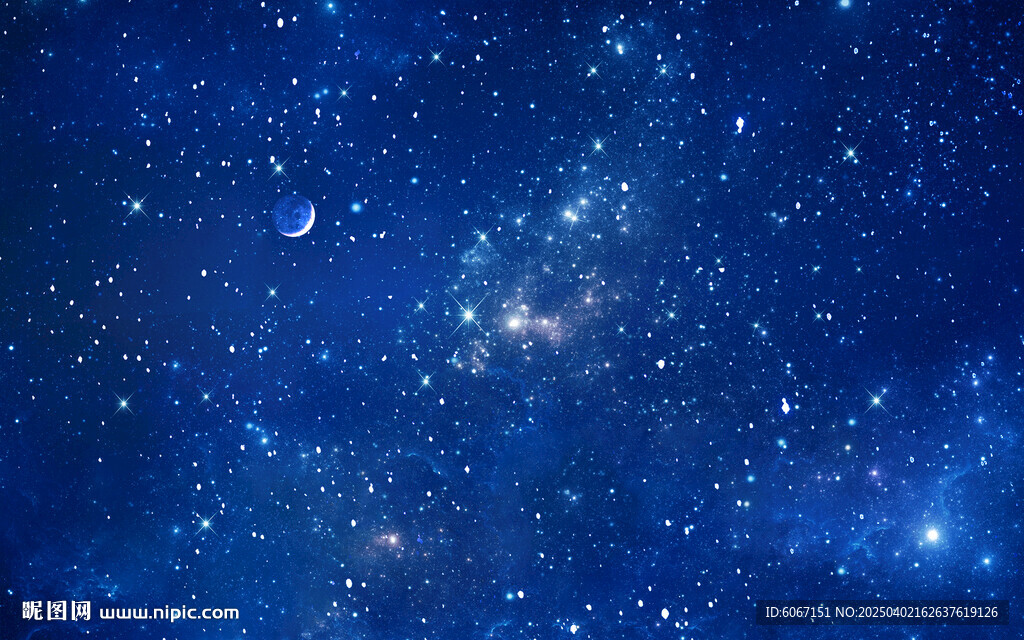 蓝色星空天花软膜