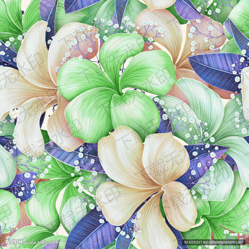 手绘花