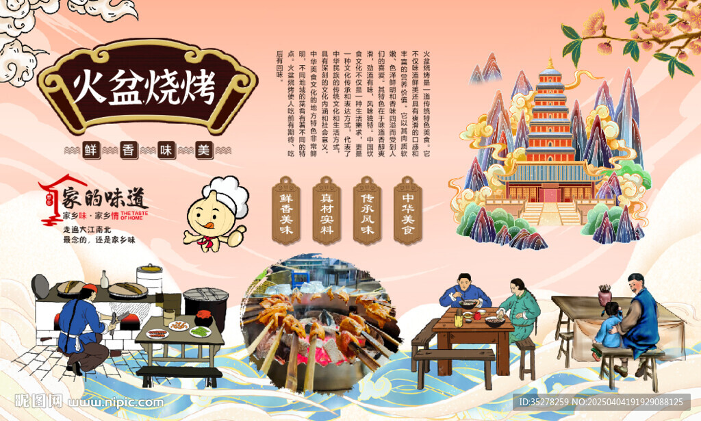 火盆烧烤