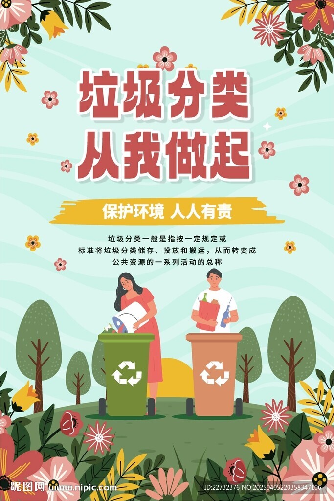垃圾分类海报