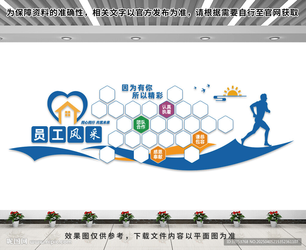 员工风采文化墙