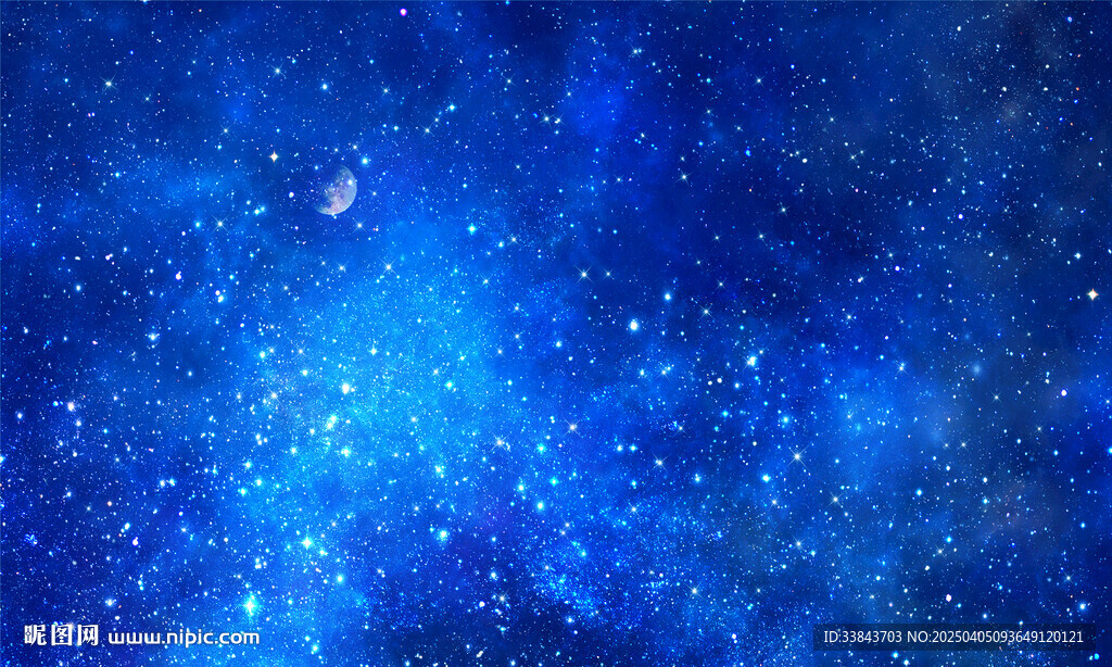 蓝色星空天花软膜
