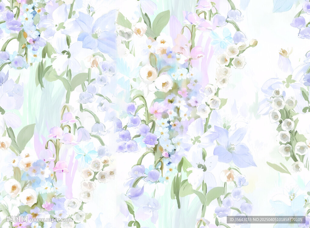 油画花