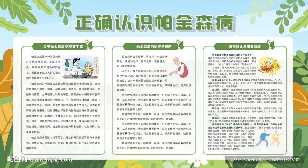世界帕金森日宣传栏