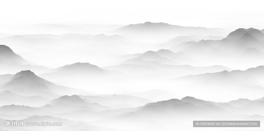 抽象山水画
