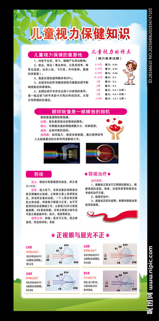 健康教育知识展架