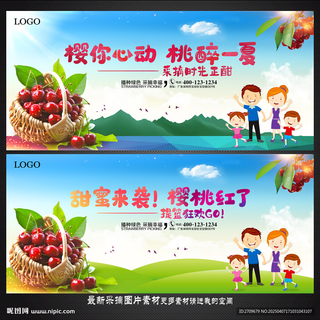 樱桃采摘节