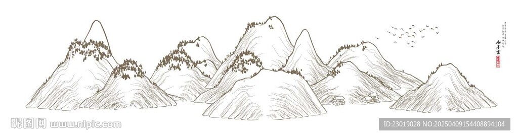 意境水墨画
