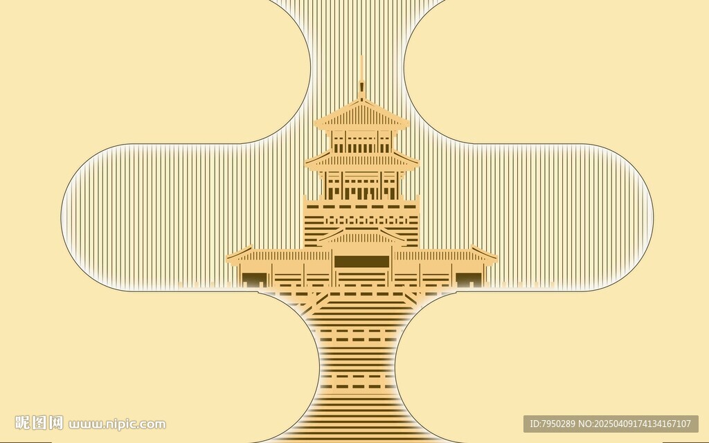 新中式背景墙  
