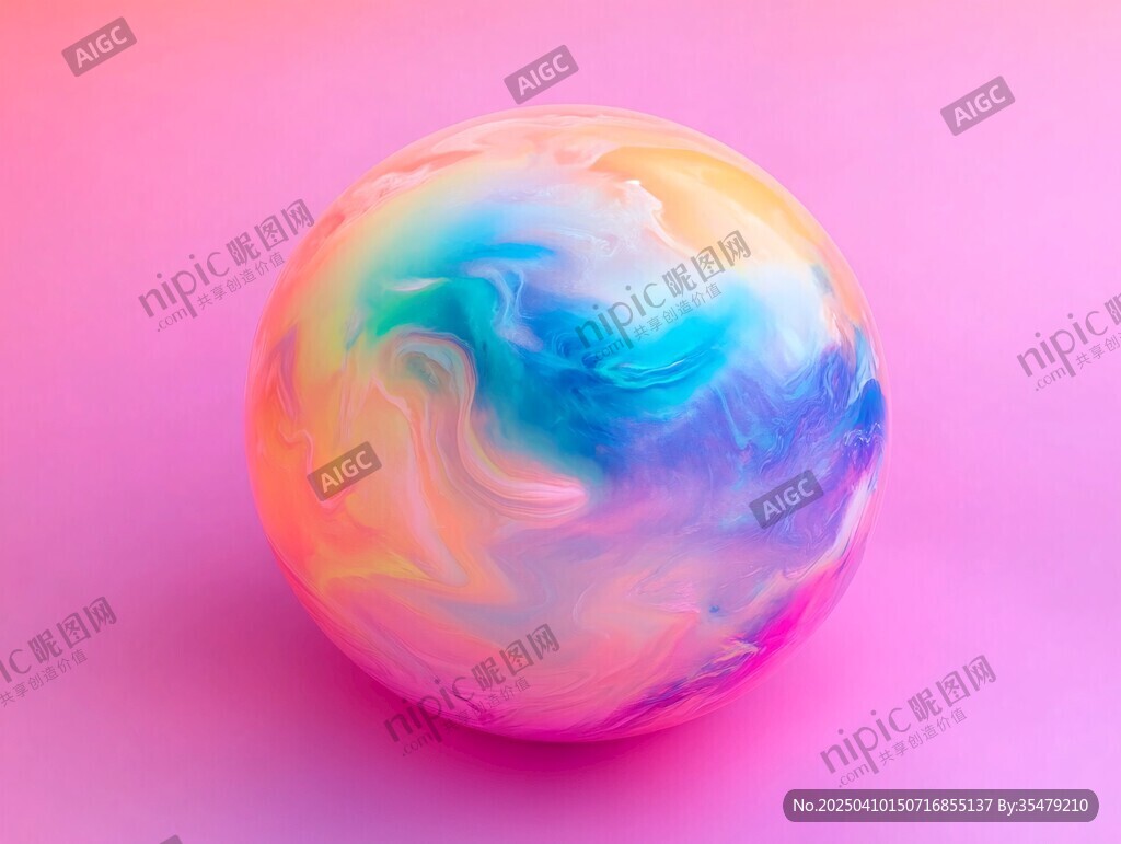 多彩梦幻球体