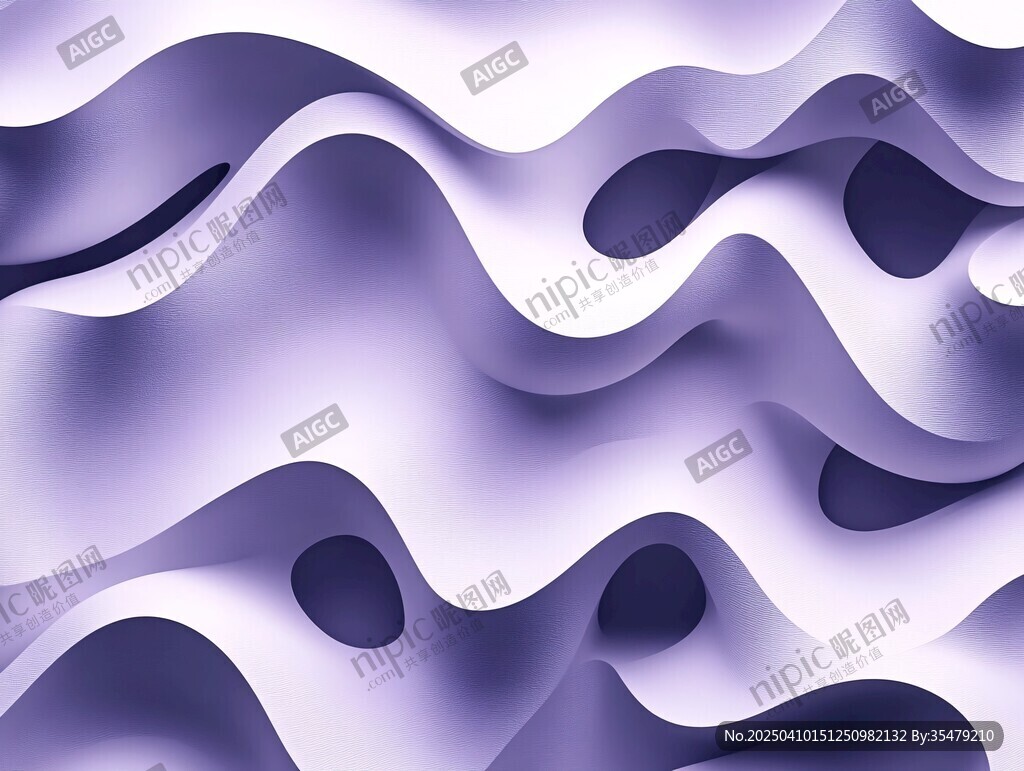 梦幻紫色波浪纹理背景