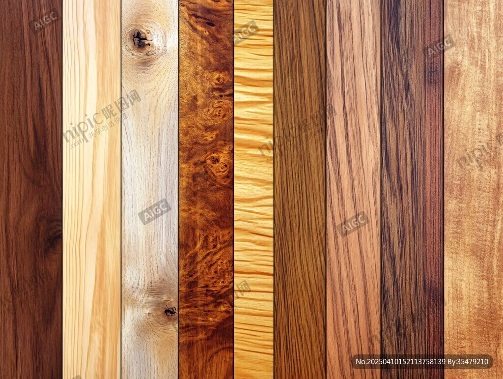 多样木材纹理展示