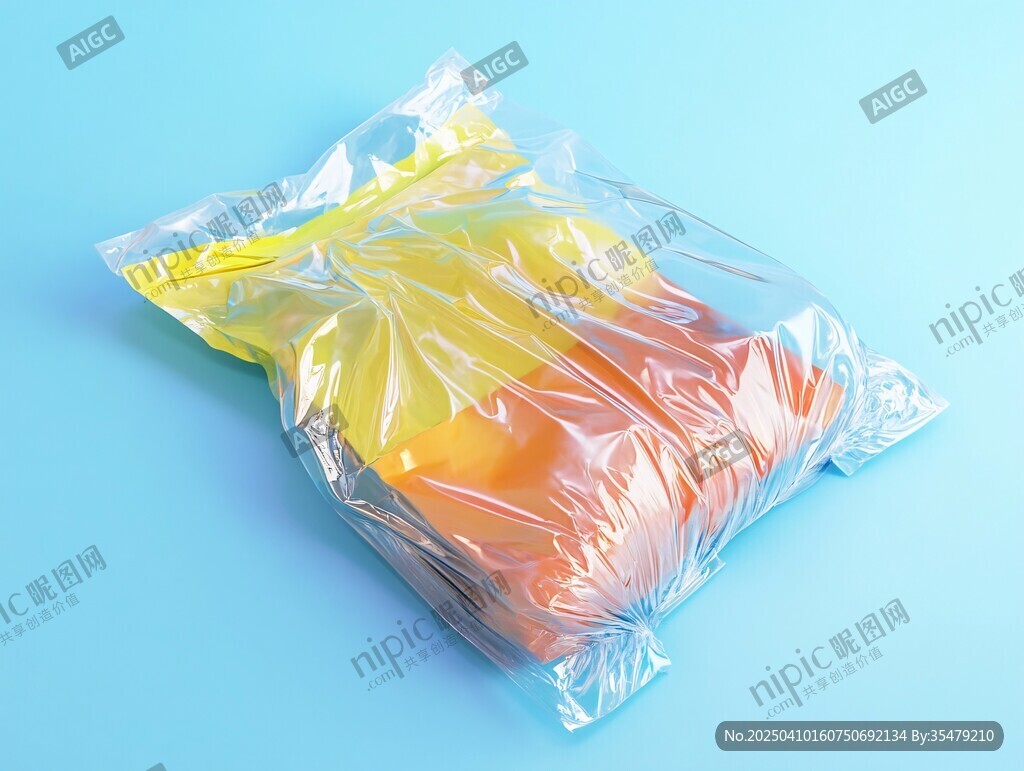 透明袋中多彩蔬果