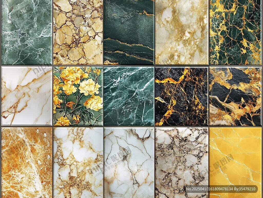 多样大理石纹理精美展示