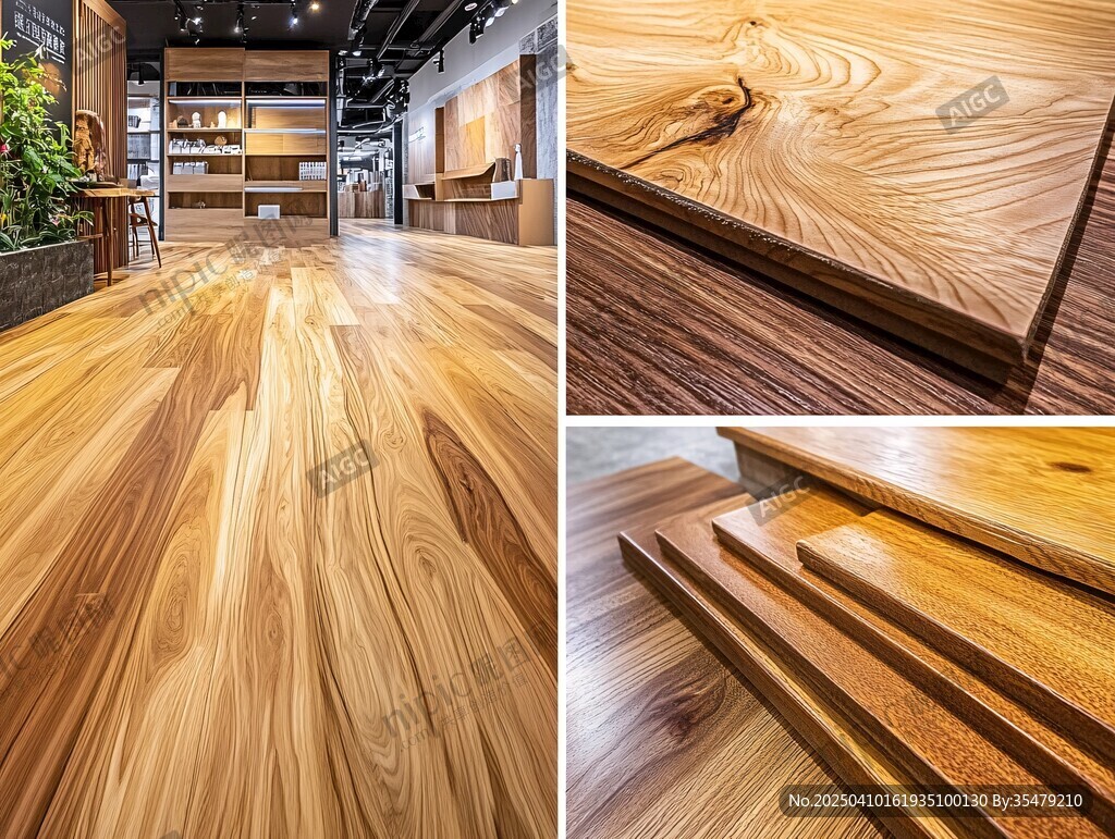 优质实木地板细节展示