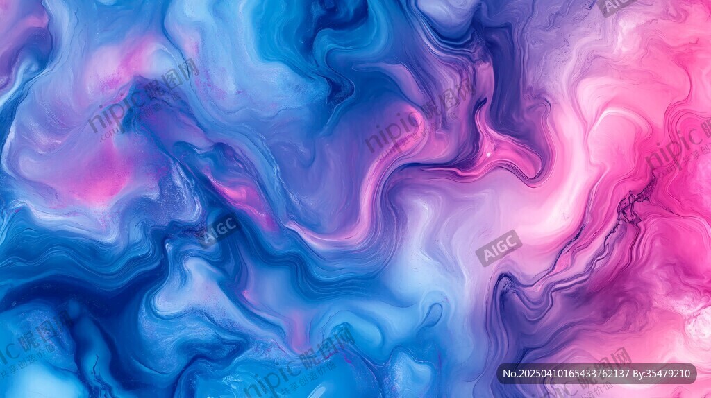 梦幻流体色彩艺术背景