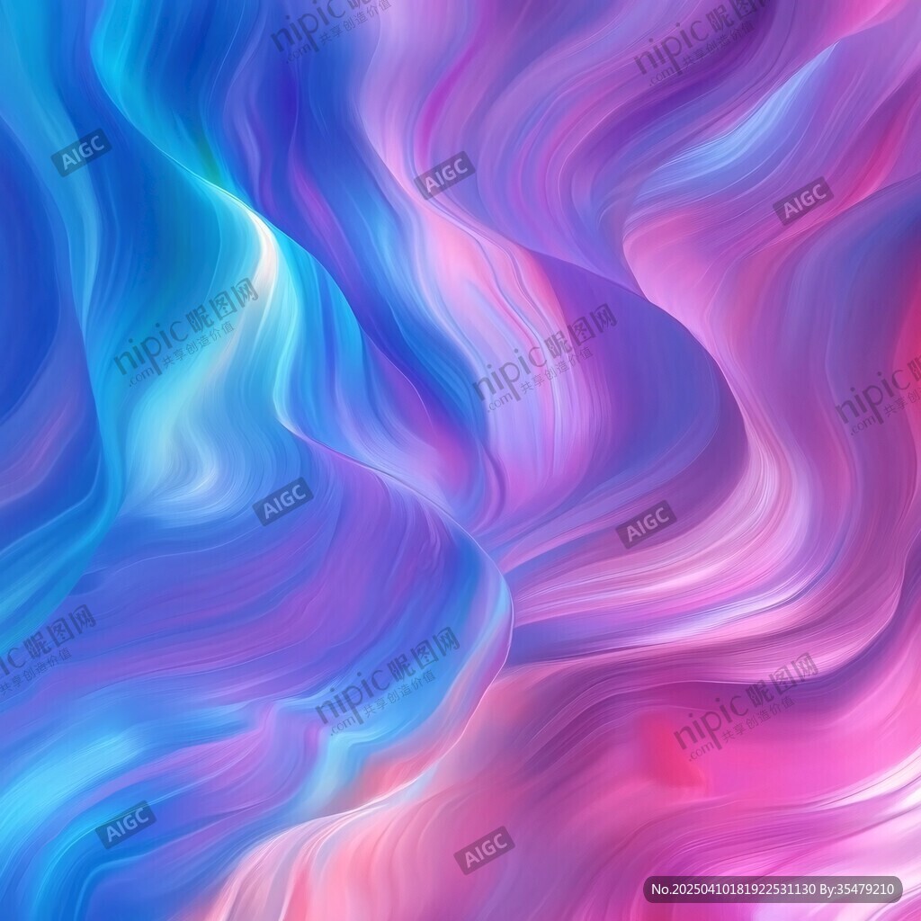 梦幻炫彩流体抽象背景图