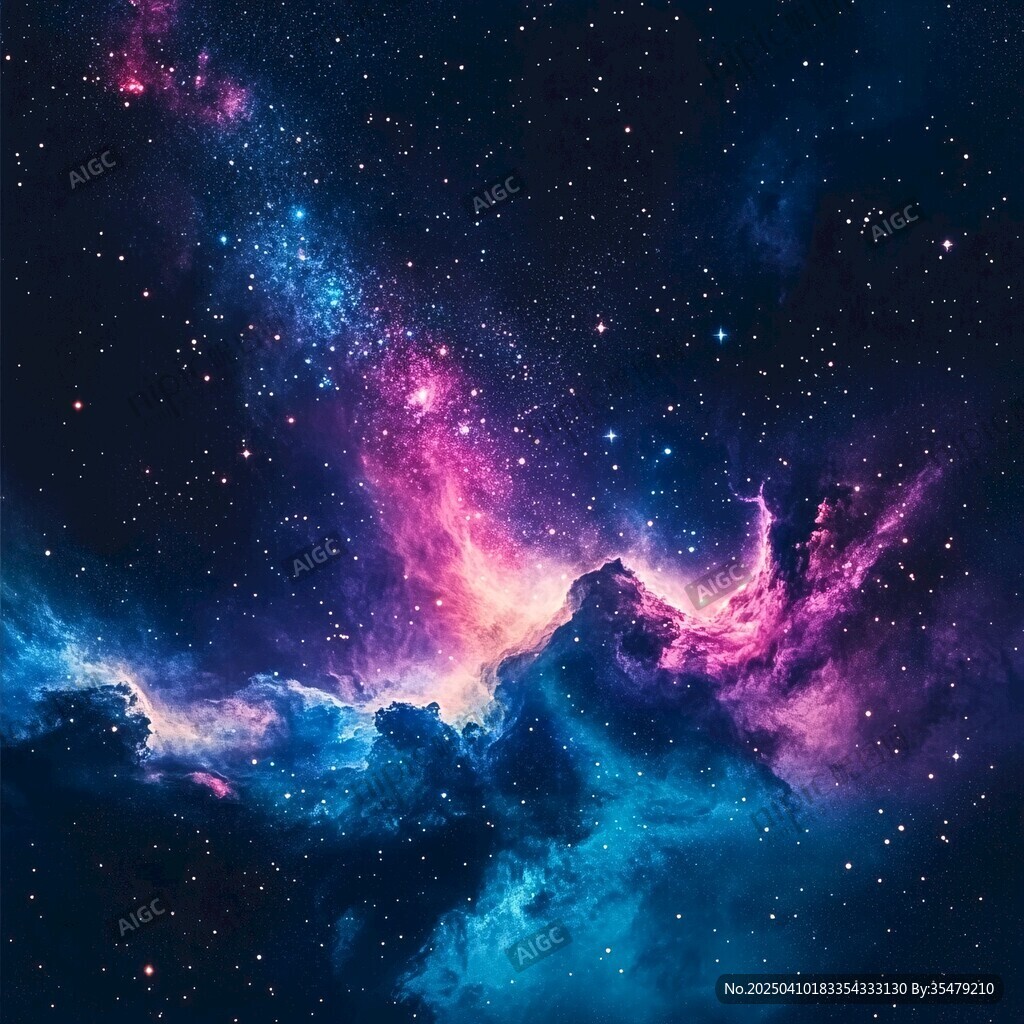 梦幻星云宇宙壮丽景观