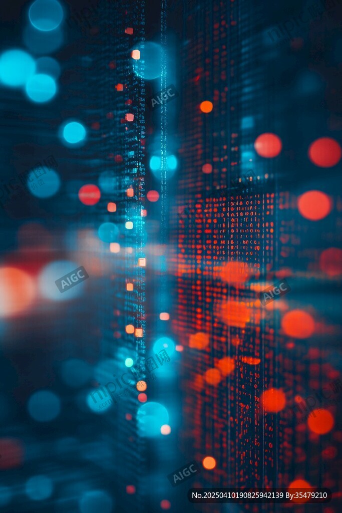 科技数据之光背景图