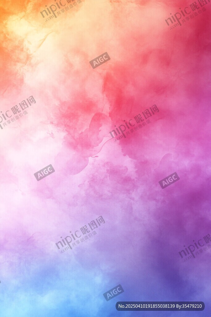 梦幻渐变水彩背景图