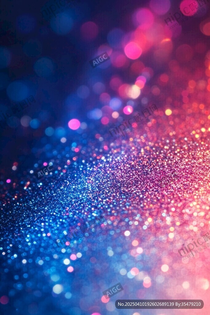 梦幻炫彩光斑背景图