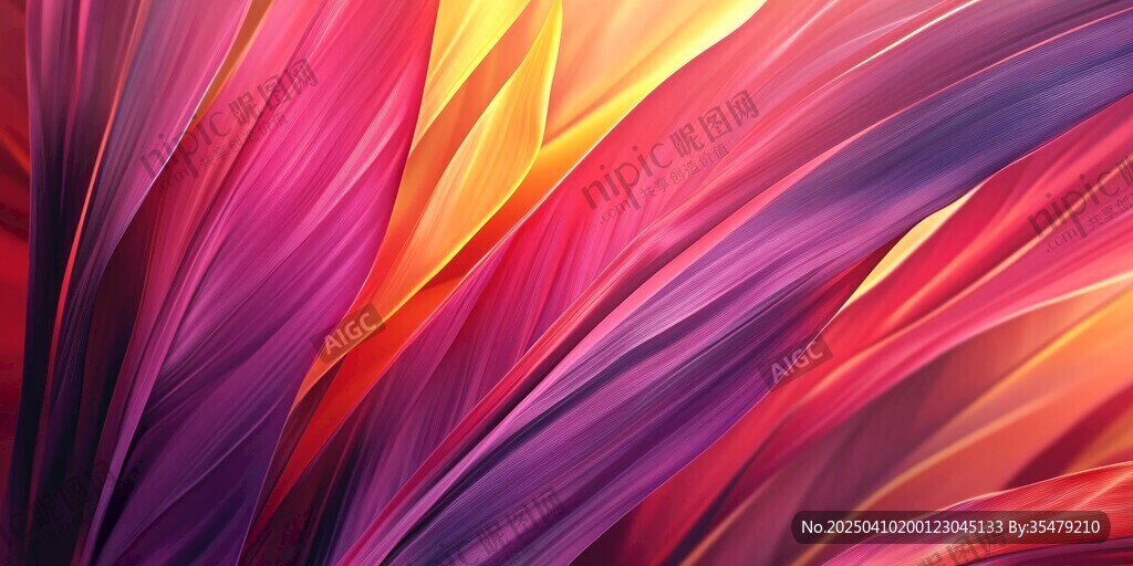 绚丽多彩的梦幻流体纹理