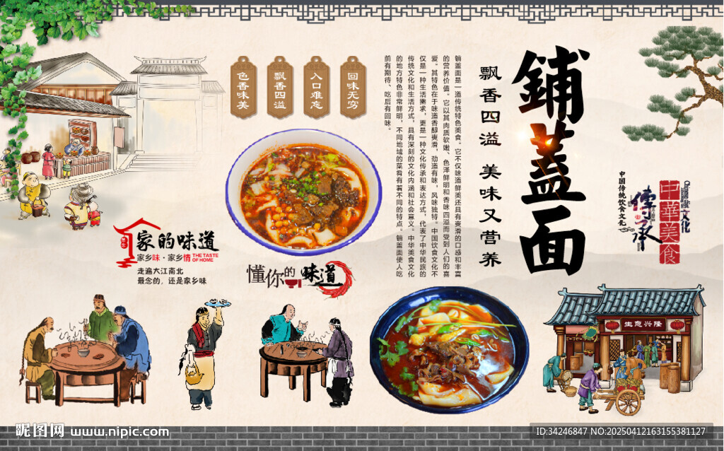 铺盖面背景墙