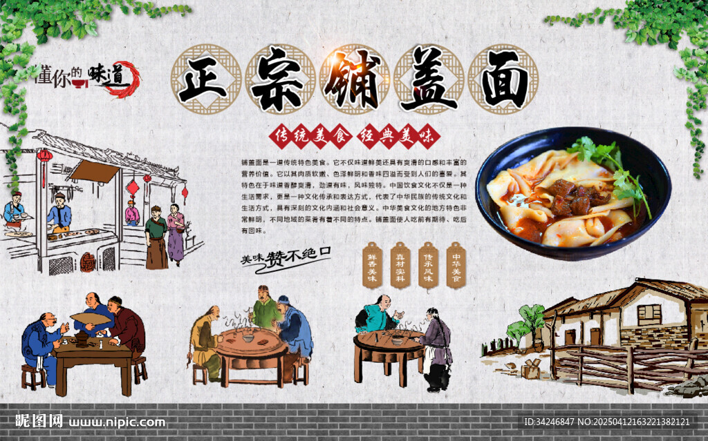 铺盖面背景墙