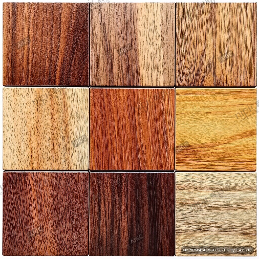 多样木纹板材展示
