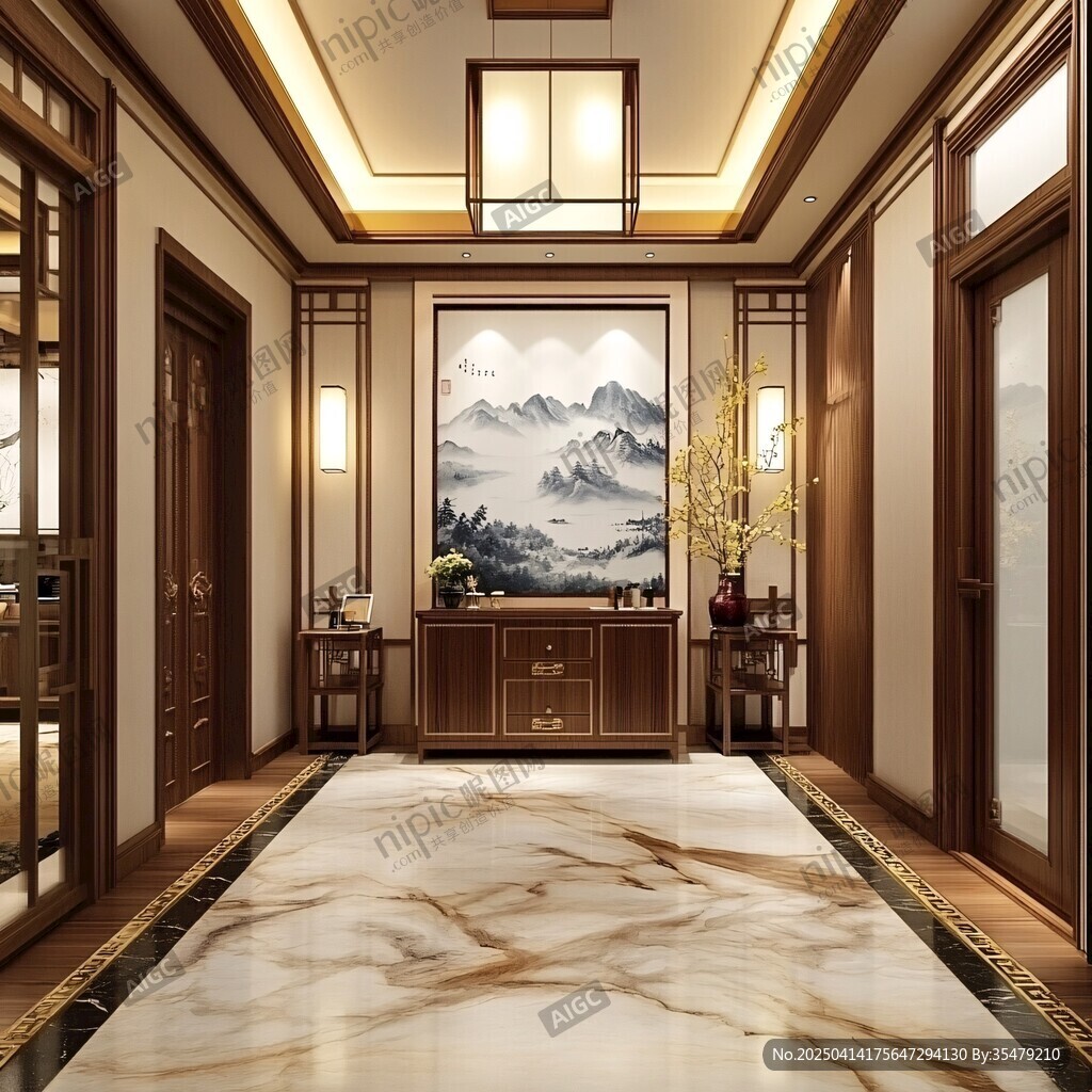 中式典雅门厅 尽显东方韵味