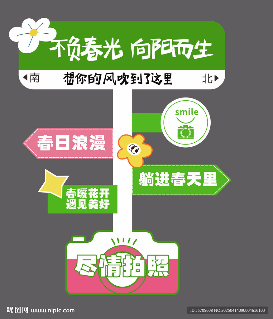 春游立牌
