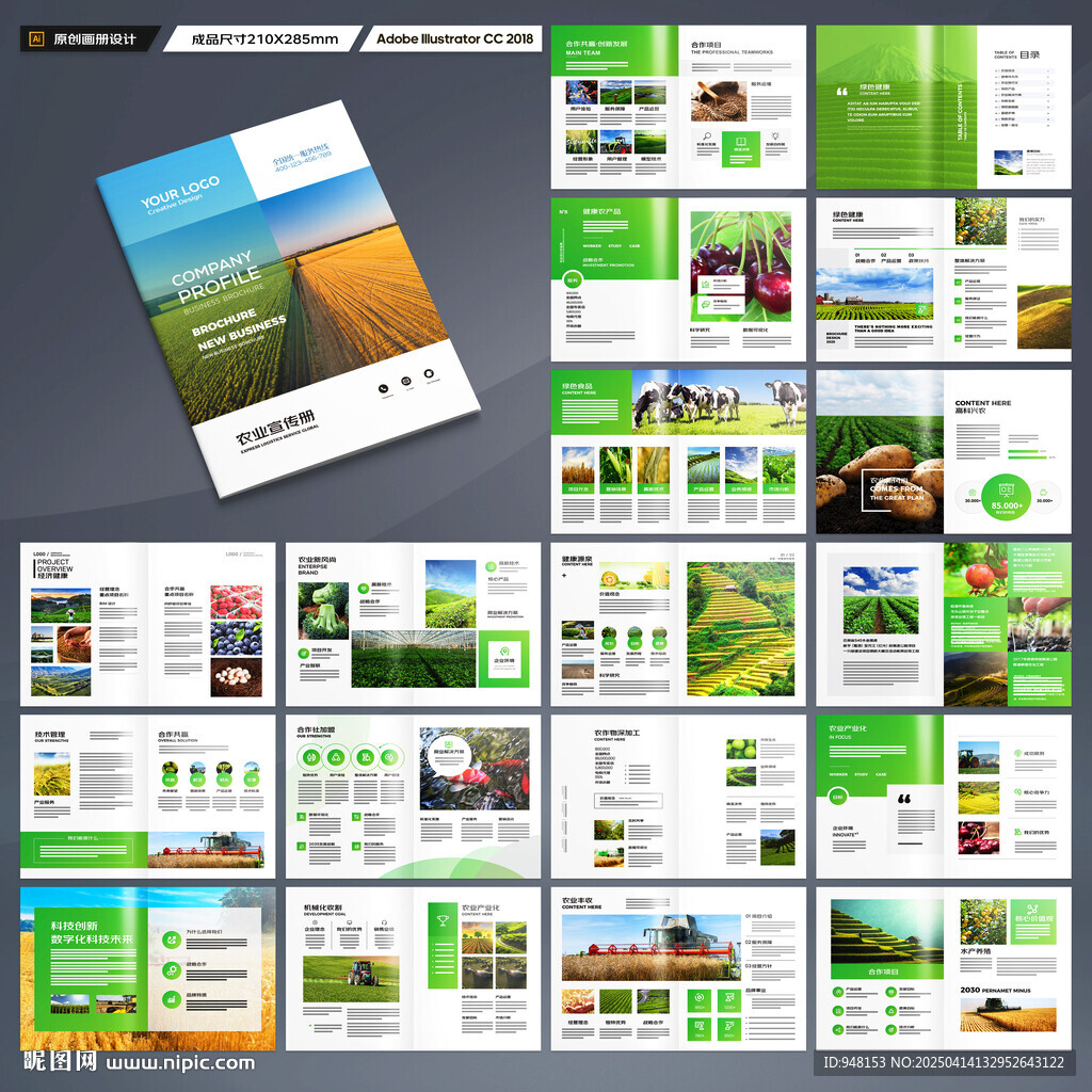 农产品画册