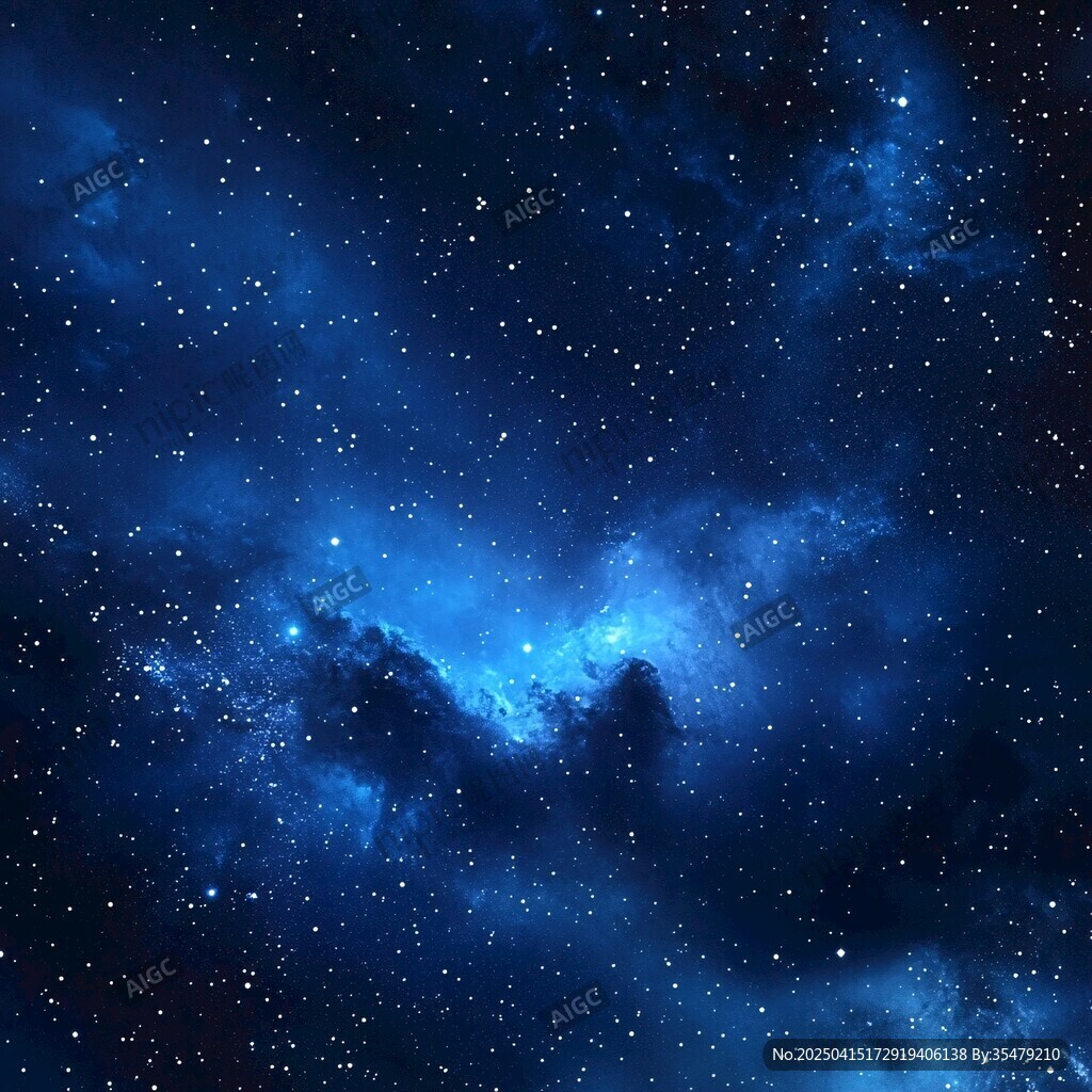 梦幻深邃的璀璨星空