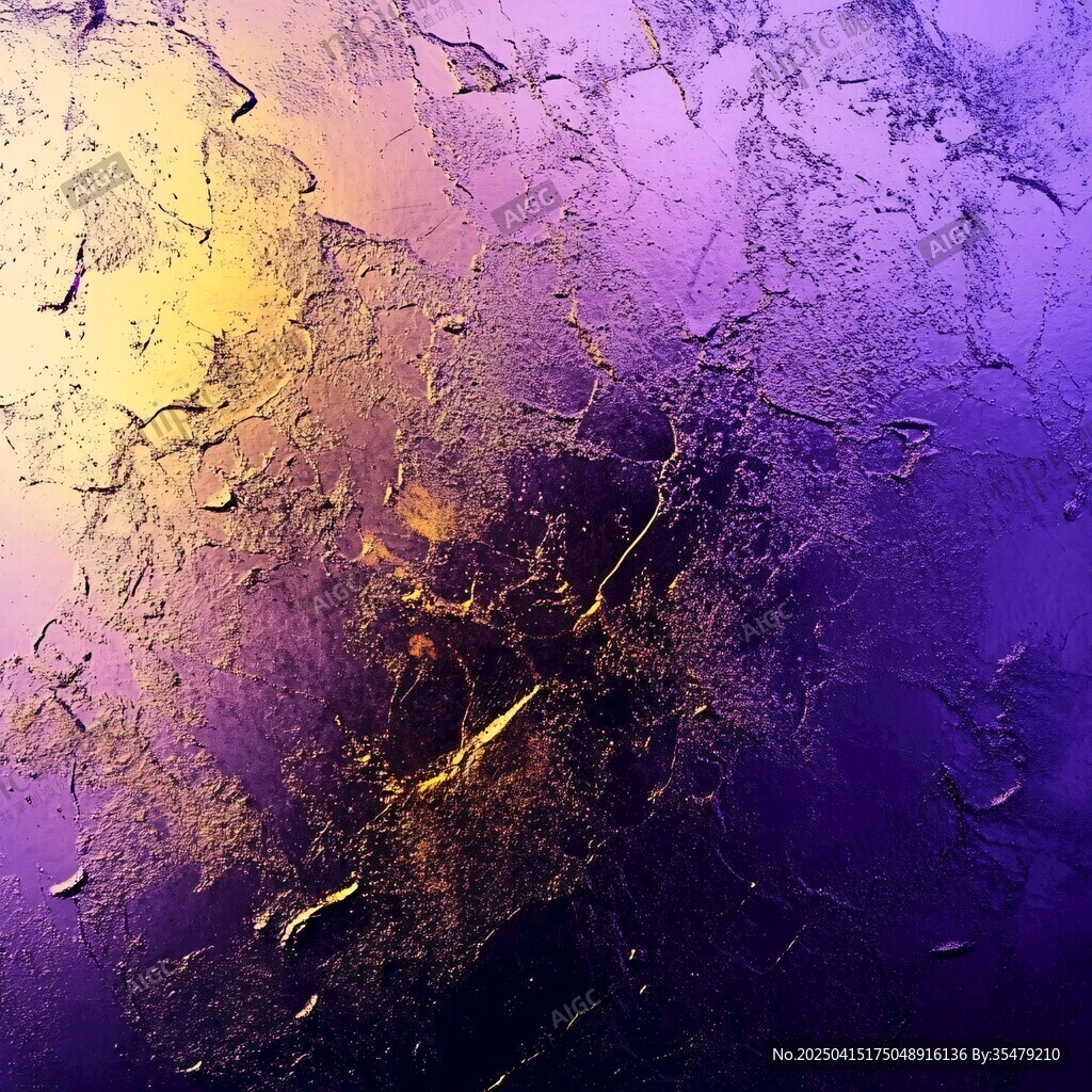 梦幻紫金色纹理抽象背景图
