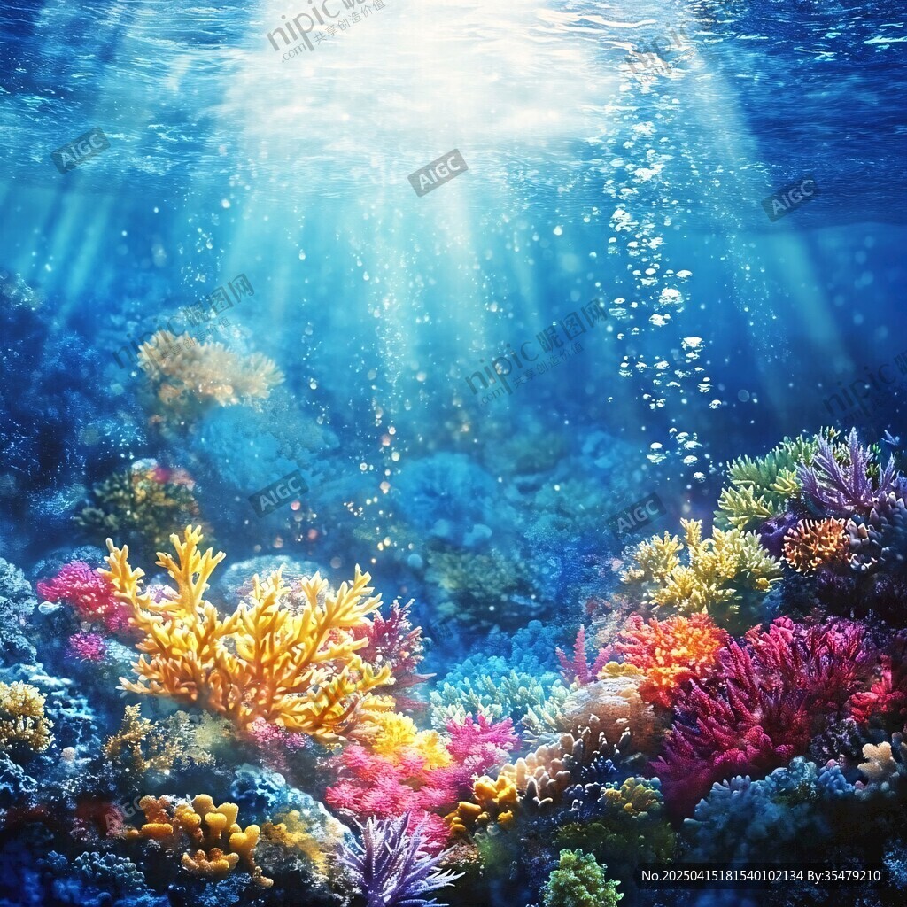 梦幻海底缤纷珊瑚世界