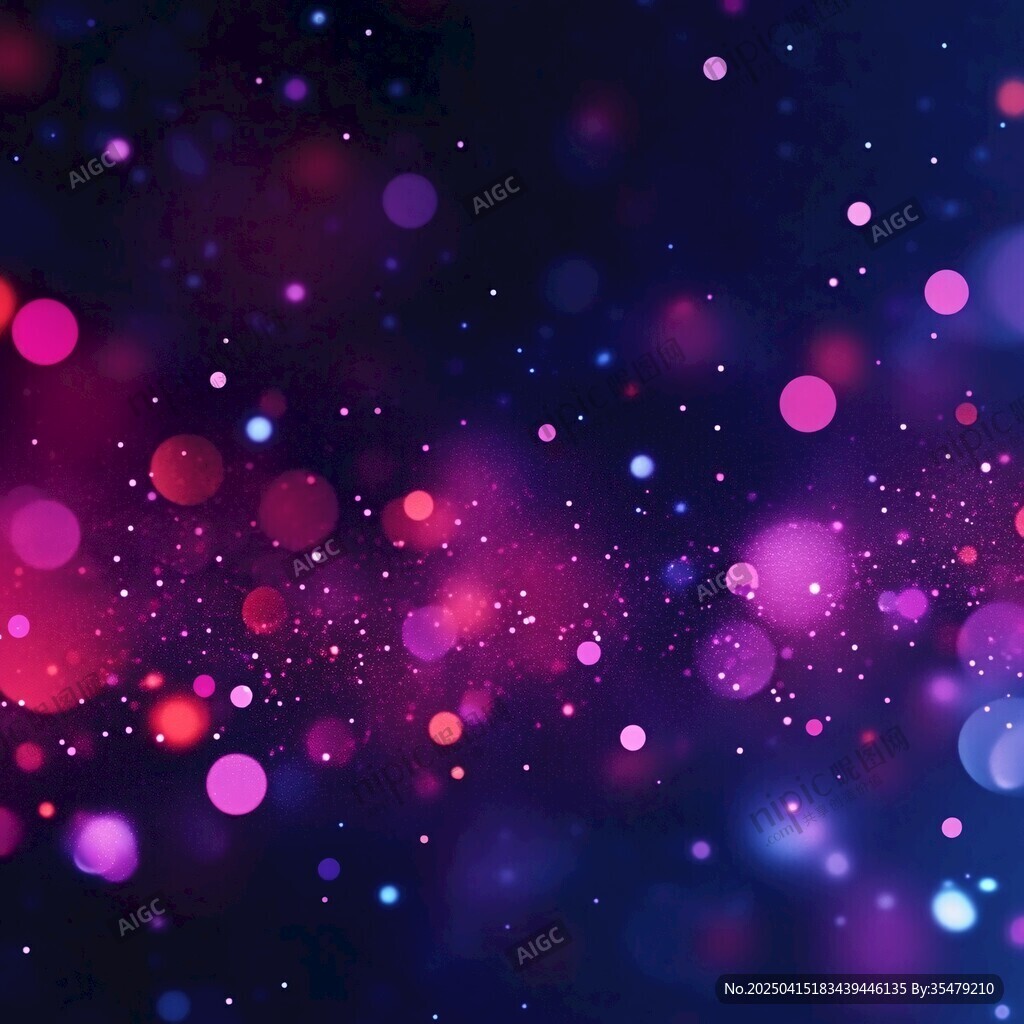 梦幻炫彩光斑背景图