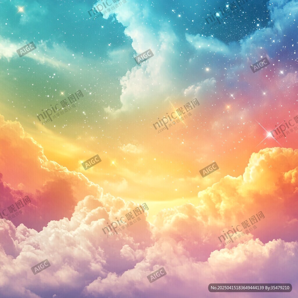 梦幻绚烂的天空云海美景