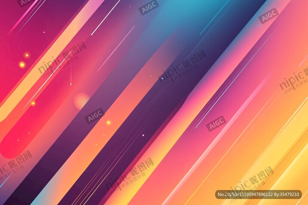 绚丽多彩线条背景图