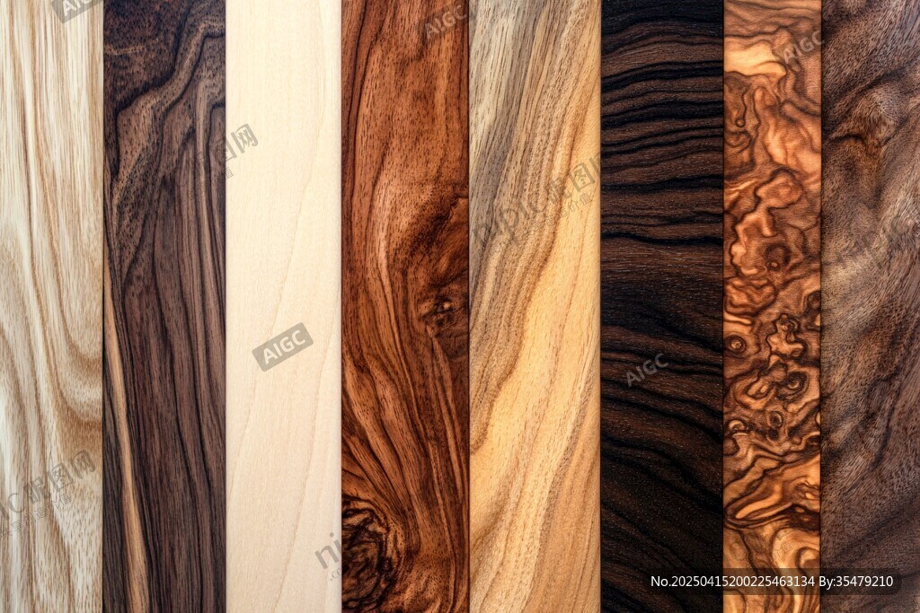 多样木材纹理展示