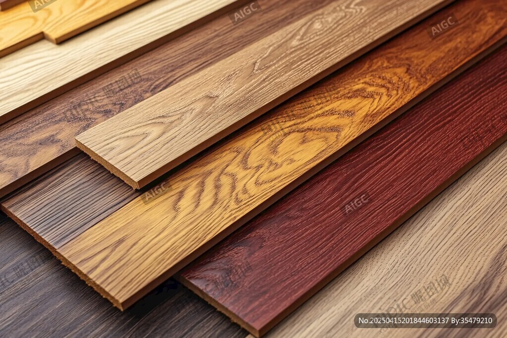 多样实木地板展示