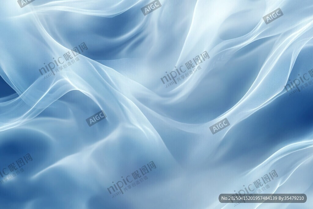 梦幻蓝调流动纹理背景