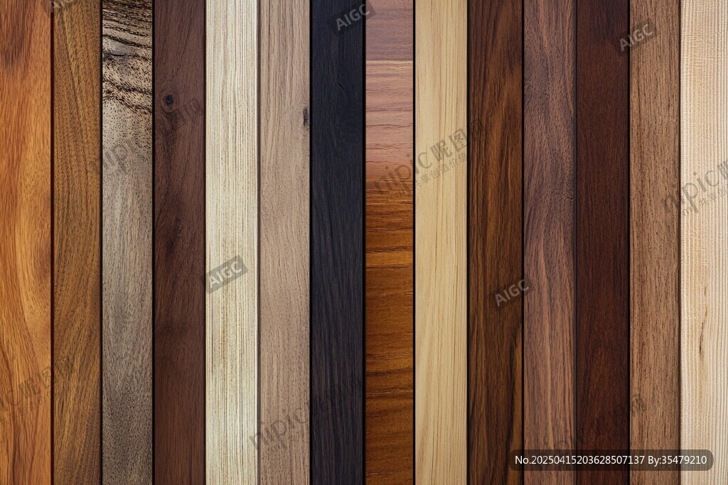 多样实木板材纹理展示