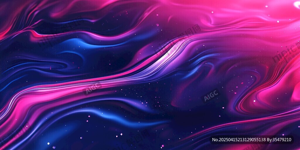 梦幻流体渐变炫彩背景图